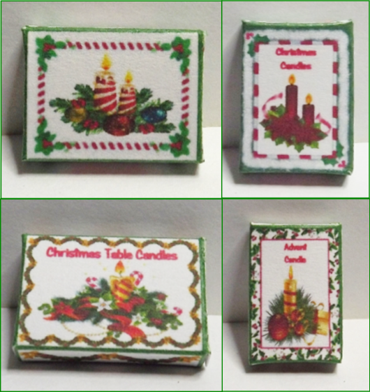 CHRISTMAS CANDLES BOXES KIT